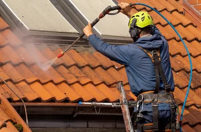 Démoussage et hydrofuge de toiture à l'Étang-Vergy